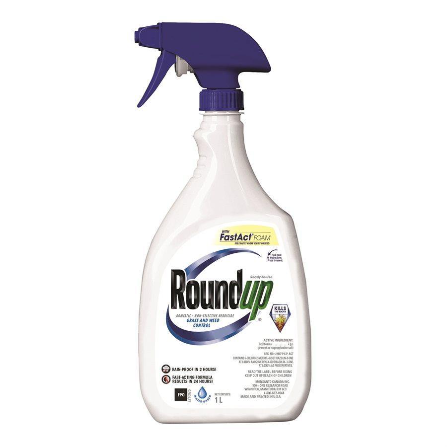 Roundup Grass and Weed Control RTU Spray Foam 1L
