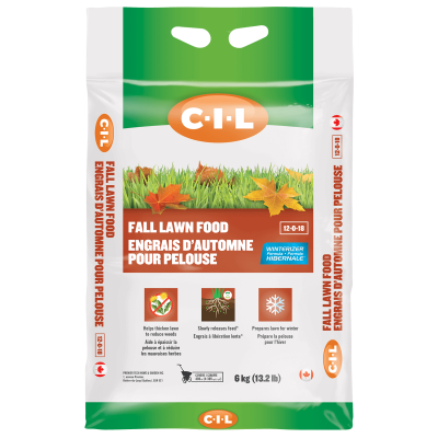 C-I-L Fall Lawn Food 12-0-18, 6kg