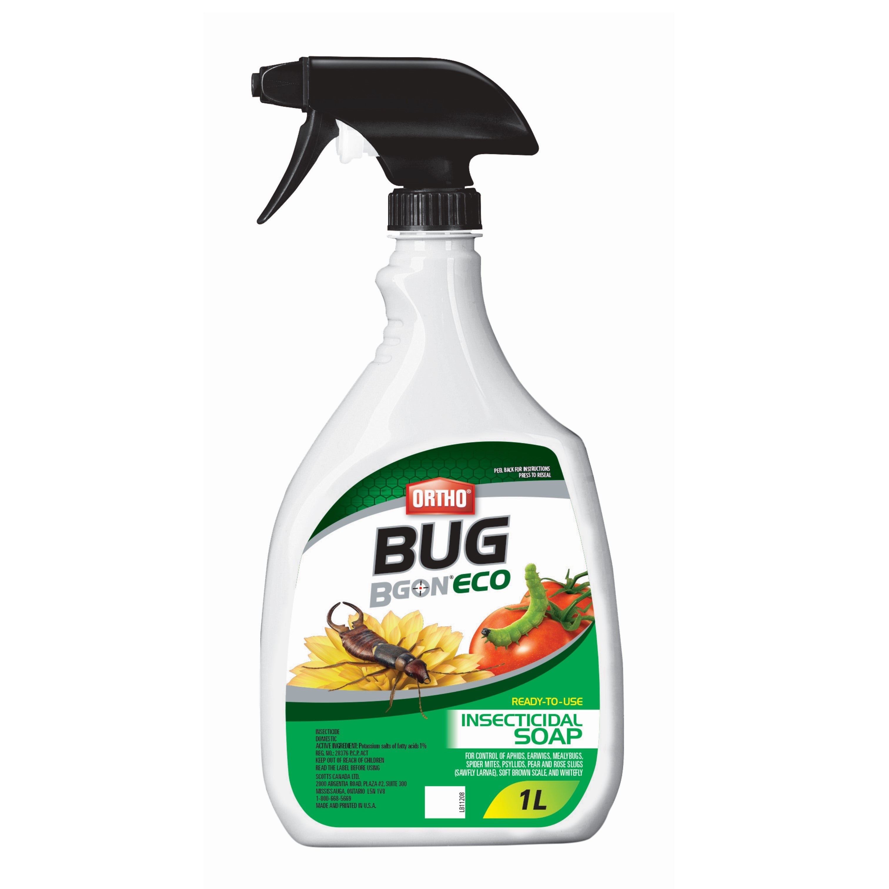 Ortho, Bug B Gon, Insecticidal Soap, RTU, 1L