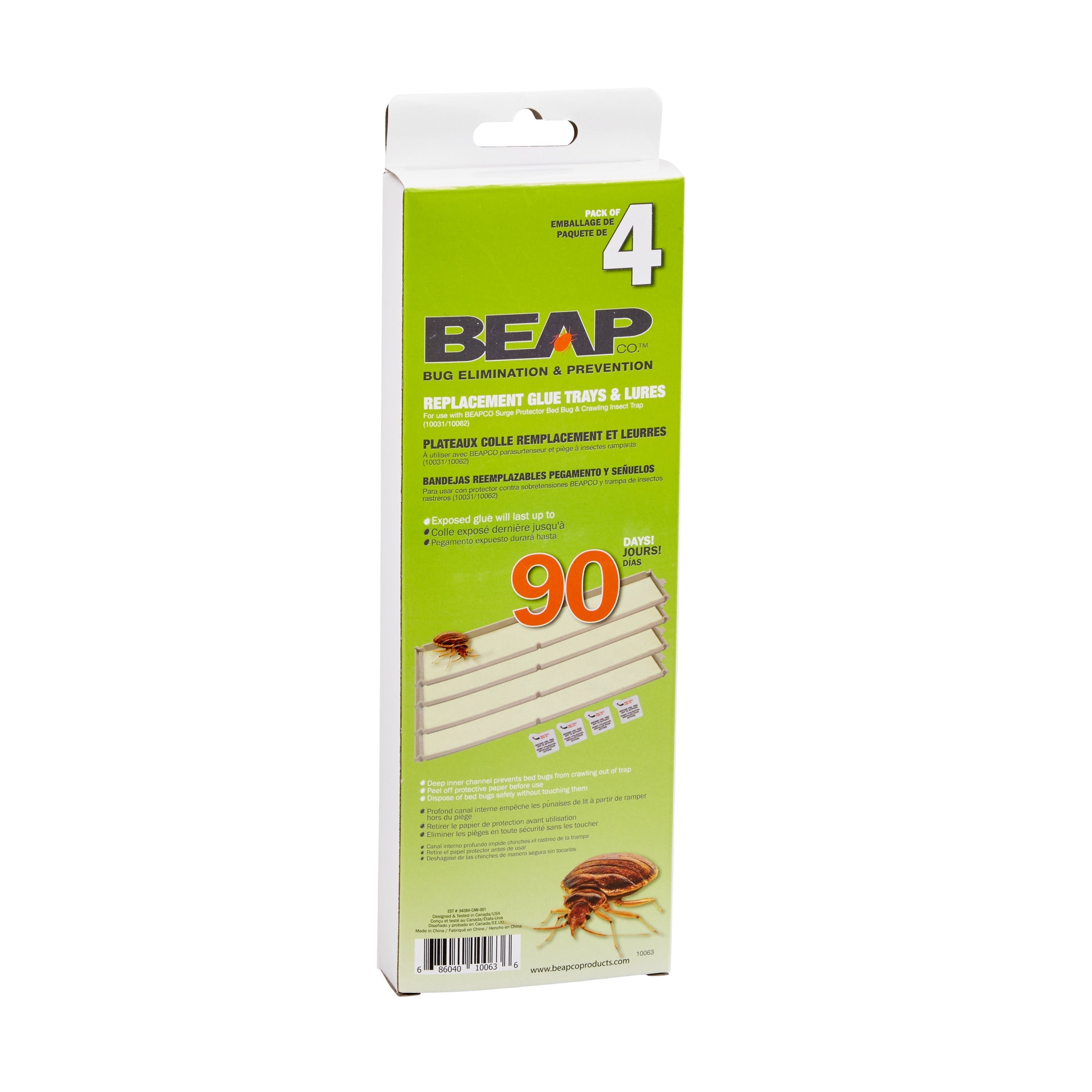 Surge Protector Replacement Power Bar Cartridge (4/Pkg)