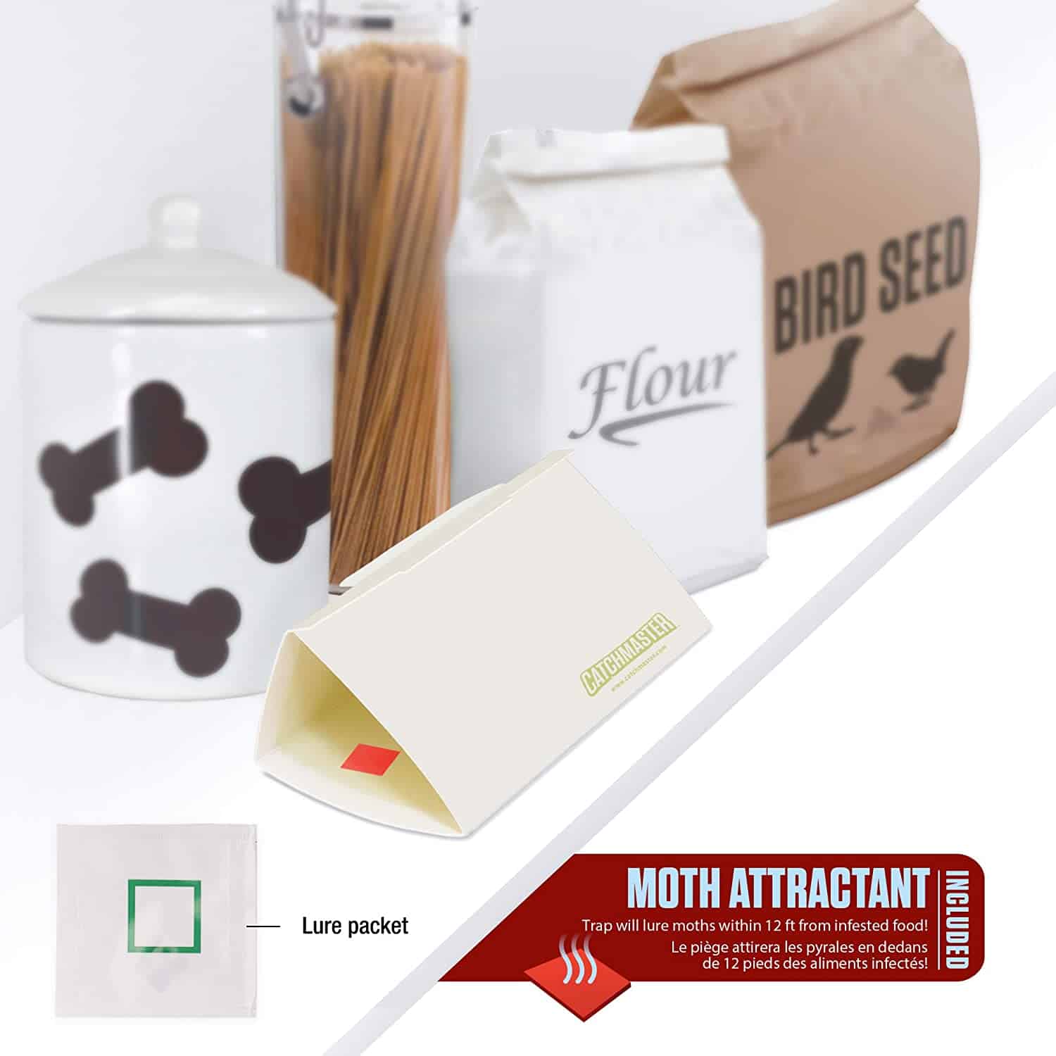 Catchmaster® Pantry Pest Moth Glue Traps (4/Pkg)