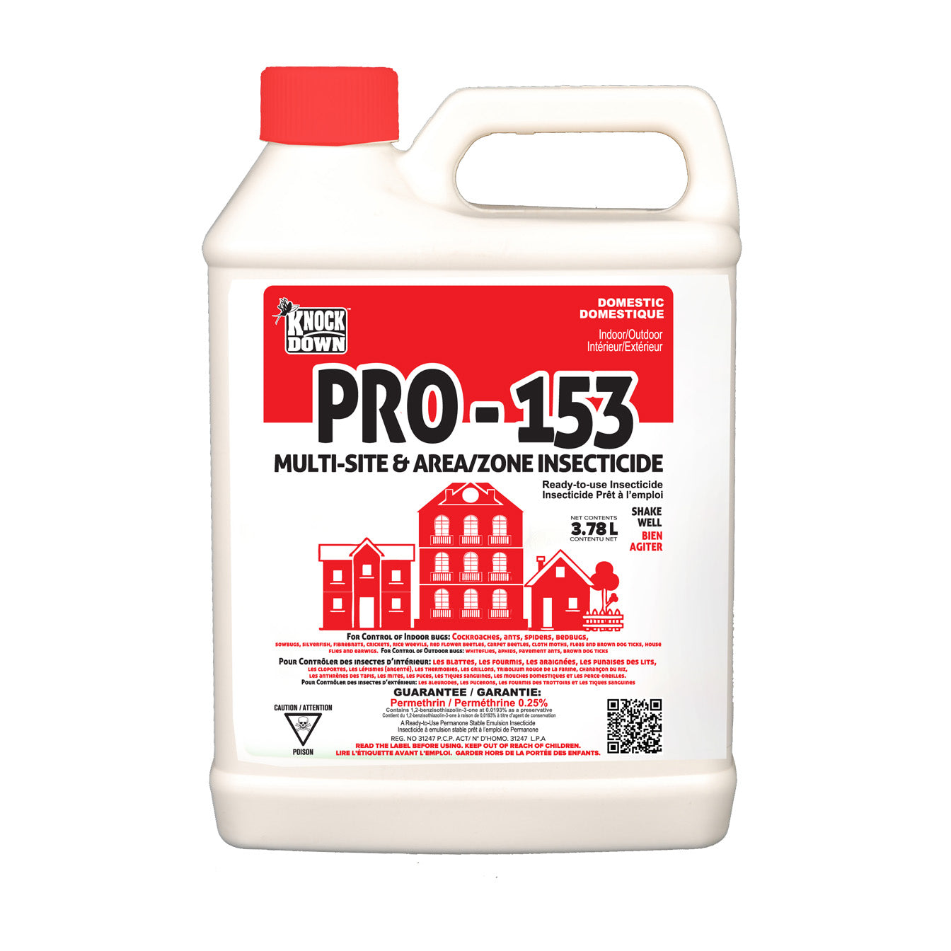 Knock Down™ Pro -153 RTU Multi-Site 3.78L