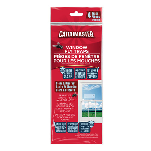 Catchmaster® Clear Window Fly Trap - (4/Pkg)