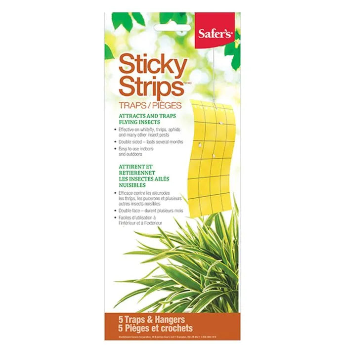 Safer's® Sticky Strips Insect Traps (5/Pkg)